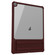 iPad 10.2 2021 / 2020 Transparent PC Hybrid TPU Tablet Case with Holder - Wine Red