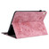 iPad 10.2 2021 / Air 10.5 2019 Butterfly Rose Embossed Leather Smart Tablet Case - Pink