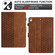 iPad 10.2 2021 / Air 10.5 Building Blocks Embossed Leather Smart Tablet Case - Brown
