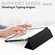 iPad 10.2 2021 / Air 10.5 Carbon Fiber Leather Smart Tablet Case - Black