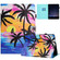 iPad 10.2 2021 / Air 10.5 Painted Litchi Leather Sewing Smart Tablet Case - Coconut Tree
