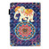 iPad 10.2 2021 A2602 3D Embossing Pattern Leather Tablet Case - Elephant