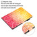 iPad 10.2 2021 A2602 3D Embossing Pattern Leather Tablet Case - Sand