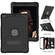 iPad 10.2 2021 Contrast Color Robot Shockproof Silicone + PC Tablet Case - Black