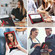 iPad 10.2 2021 Contrast Color Robot Shockproof Silicone + PC Tablet Case - Black Red