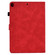iPad 10.2 2021/2020/2019 / 10.5 2019/2017 Tower Embossed Leather Smart Tablet Case - Red