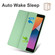 iPad 10.2 2021/2020/2019 Acrylic 3-folding Smart Leather Tablet Case - Green