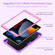 iPad 10.2 2021/2020/2019 Kickstand PC Hybrid Silicone Tablet Case - Purple Rose Red