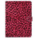 iPad 10.2 Colored Drawing Pattern Horizontal Flip PU Leather Case with Holder & Card Slot & Sleep / Wake-up Function - Red Pink Leopard