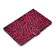 iPad 10.2 Colored Drawing Pattern Horizontal Flip PU Leather Case with Holder & Card Slot & Sleep / Wake-up Function - Red Pink Leopard