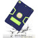 iPad 10.2 Contrast Color Silicone + PC Combination Case with Holder - Navy Blue +Olivine iPad 10.2 Contrast Color Silicone + PC Combination Case with Holder - Navy Blue +Olivine
