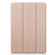 iPad 10.2 Custer Texture Horizontal Flip Smart PU Leather Case with Sleep / Wake-up Function & Three-folding Holder - Gold