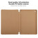 iPad 10.2 Horizontal Flip Smart Leather Case with Three-folding Holder - Brown