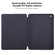 iPad 10.2 Horizontal Flip Smart Leather Case with Three-folding Holder - Navy Blue