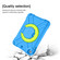 iPad 10.2 PC + Silicone Shockproof Combination Case with 360 Degree Rotating Holder & Handle - Blue+Green iPad 10.2 PC + Silicone Shockproof Combination Case with 360 Degree Rotating Holder & Handle - Blue+Green