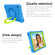 iPad 10.2 PC + Silicone Shockproof Combination Case with 360 Degree Rotating Holder & Handle - Blue+Green iPad 10.2 PC + Silicone Shockproof Combination Case with 360 Degree Rotating Holder & Handle - Blue+Green