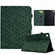 iPad 10.2 Rhombus TPU Smart Leather Tablet Case - Green