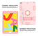 iPad 10.2 Shockproof PC + Silicone Protective Case with Holder & Pen Slot - Rose Gold