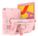 iPad 10.2 Shockproof PC + Silicone Protective Case with Holder & Pen Slot - Rose Gold