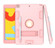 iPad 10.2 Shockproof PC + Silicone Protective Case with Holder & Pen Slot - Rose Gold