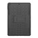 iPad 10.2 Tire Texture TPU + PC Shockproof Case with Holder - Black