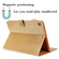 iPad Pro 10.5 inch / iPad 10.2 Business Style Horizontal Flip Leather Case with Holder & Card Slot & Photo Frame & Wallet & Hand Strap & Sleep / Wake-up Function - Gold