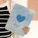 Magnetic Detachable Painted Tablet Leather Case iPad 10.2 2021 / 2020 / 2019 - Blue Heart