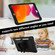 Pure Color PC + Silicone Anti-drop Protective Case with Butterfly Shape Holder & Pen Slot iPad 10.2 2021 & 2020 & 2019 / Air 3 10.5 inch - Black