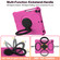 Spider King Silicone Protective Tablet Case iPad 10.2 2021 / 2021 / 2019 - Rose Red