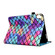 Colored Drawing Stitching Elastic Band Leather Smart Tablet Case iPad 10th Gen 10.9 2022 - Wavy Pattern