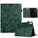 iPad 10.9 2022 Fortune Tree Pressure Flower PU Tablet Case with Wake-up / Sleep Function - Green