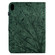 iPad 10.9 2022 Fortune Tree Pressure Flower PU Tablet Case with Wake-up / Sleep Function - Green