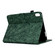 iPad 10.9 2022 Fortune Tree Pressure Flower PU Tablet Case with Wake-up / Sleep Function - Green