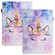 iPad 10.9 2022 Sewing Litchi Texture Smart Leather Tablet Case - Smiling Face