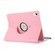 iPad 10th Gen 10.9 2022 360 Degree Rotation Litchi Texture Flip Leather Tablet Case with Holder - Pink