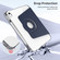 iPad 10th Gen 10.9 2022 360 Rotation Detachable Clear Acrylic Leather Tablet Case - Dark Blue