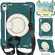 iPad 10th Gen 10.9 2022 360 Rotation PC+Silicone Tablet Case - Blackish Green