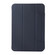 iPad 10th Gen 10.9 2022 3-fold Magnetic Buckle Leather Smart Tablet Case - Dark Blue