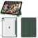 iPad 10th Gen 10.9 2022 3-fold Shockproof Smart Leather Tablet Case - Deep Green