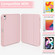 iPad 10th Gen 10.9 2022 3-fold TPU Smart Leather Tablet Case with Pen Slot - Pink