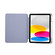 iPad 10th Gen 10.9 2022 3-folding Electric Pressed Skin Texture Leather Tablet Case - Baby Blue