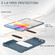 iPad 10th Gen 10.9 2022 3-Layer Protection Screen Frame + PC + Silicone Tablet Case - Cornflower Blue