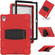 iPad 10th Gen 10.9 2022 3-Layer Protection Screen Frame + PC + Silicone Tablet Case - Red+Black