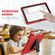 iPad 10th Gen 10.9 2022 3-Layer Protection Screen Frame + PC + Silicone Tablet Case - Red+Black