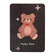 iPad 10th Gen 10.9 2022 Acrylic Painted 3-fold Holder Leather Tablet Case - Happy Bear