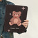 iPad 10th Gen 10.9 2022 Acrylic Painted 3-fold Holder Leather Tablet Case - Happy Bear