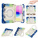 iPad 10th Gen 10.9 2022 Armor Contrast Color Silicone + PC Tablet Case - Colorful Blue