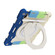 iPad 10th Gen 10.9 2022 Armor Contrast Color Silicone + PC Tablet Case - Colorful Blue