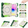iPad 10th Gen 10.9 2022 Armor Contrast Color Silicone + PC Tablet Case - Colorful Green