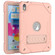 iPad 10th Gen 10.9 2022 Armor Holder Silicone Hybrid PC Tablet Case - Rose Gold